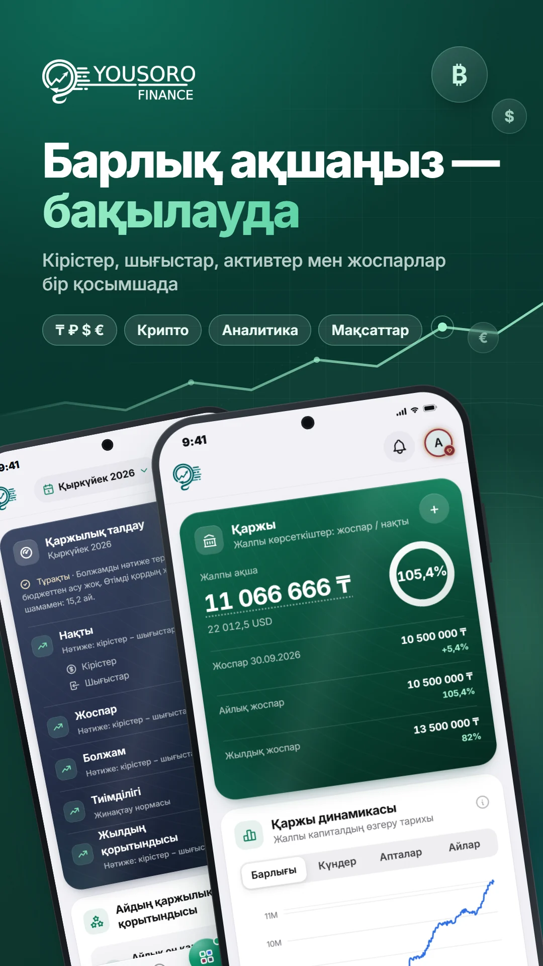 YousoroFinance — Телефонға, 1 скриншот