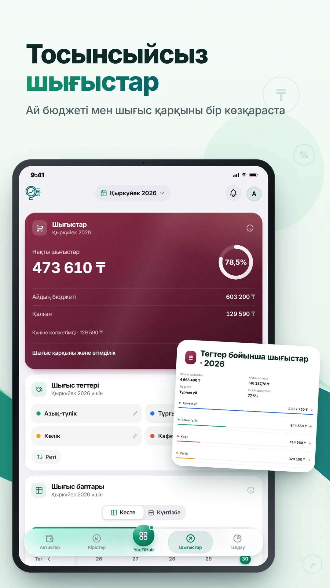 YousoroFinance — Планшетке, 4 скриншот
