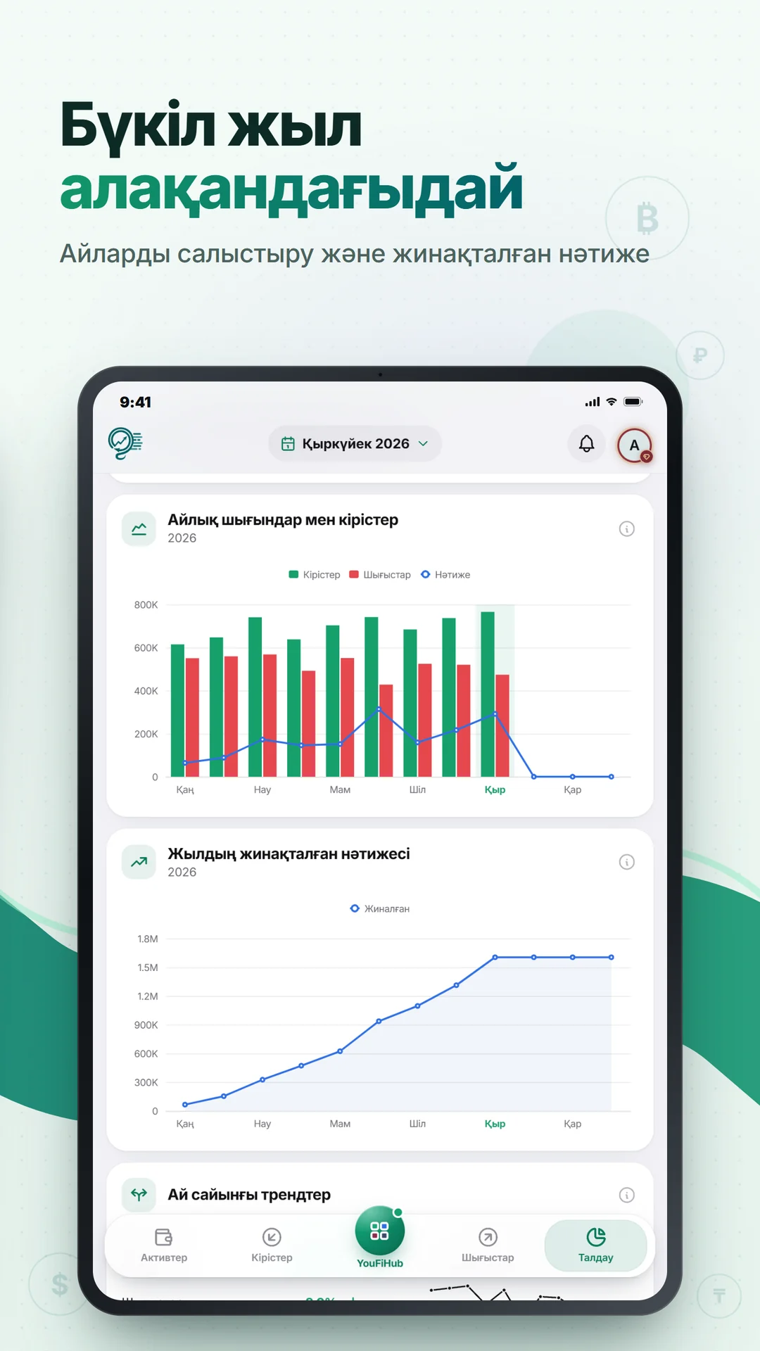 YousoroFinance — Планшетке, 8 скриншот